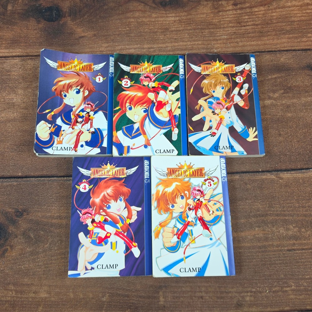 CLAMP Angelic Layer Manga Set Vols 1-5 English Good Tokyopop Paperback Complete
